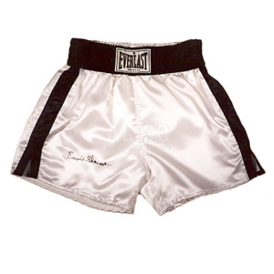Earnie Shavers Autographed Boxing Trunks