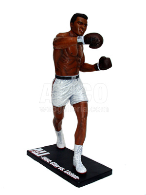 Muhammad Ali 18" Figure with motion-activated sound.