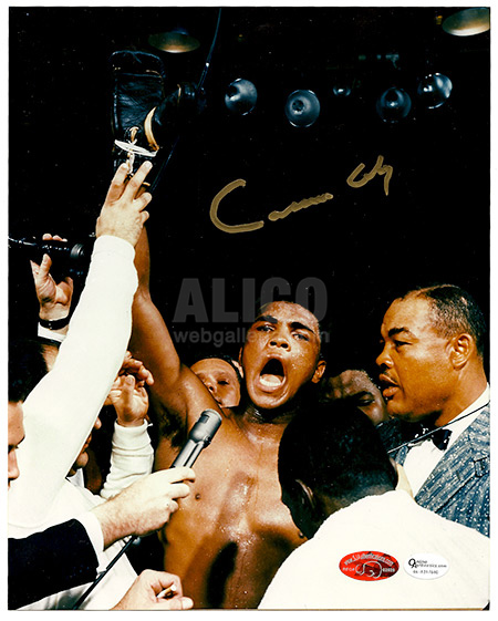 Cassius Clay / Sonny Liston I Autographed 8 x 10