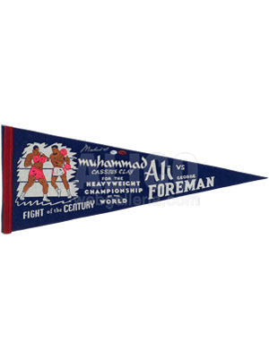 Muhammad Ali / George Foreman Pennant