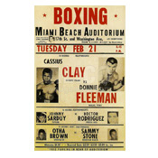 Cassius Clay / Donnie Fleeman Poster