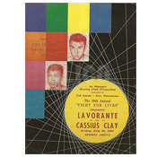 Cassius Clay / Alejandro Lavorante Program