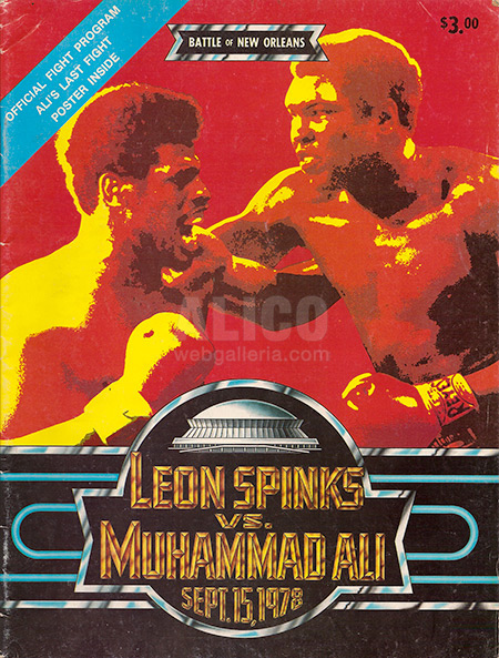 Muhammad Ali / Leon Spinks II Program