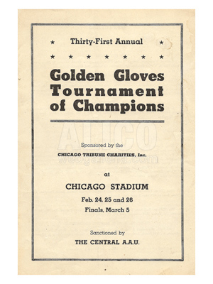 1959 Cassius Clay National Golden Gloves Program
