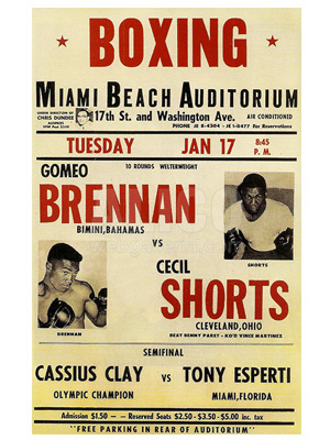 Cassius Clay / Tony Esperti Poster