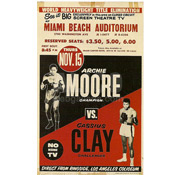 Cassius Clay / Archie Moore Poster