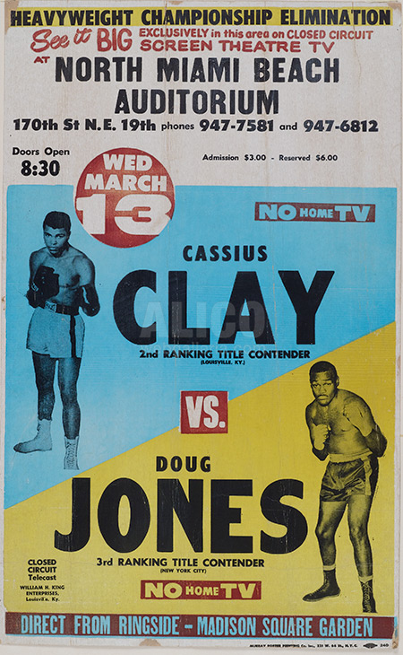 Cassius Clay / Doug Jones Poster