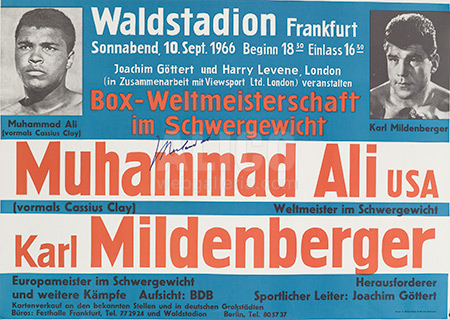 Muhammad Ali / Karl Mildenberger Poster