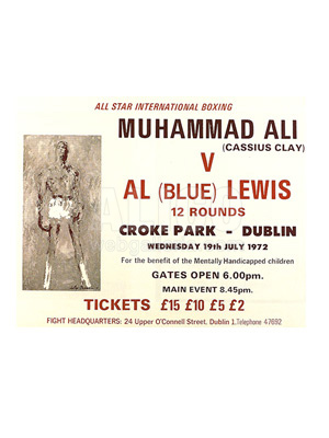Muhammad Ali / Al "Blue" Lewis Poster