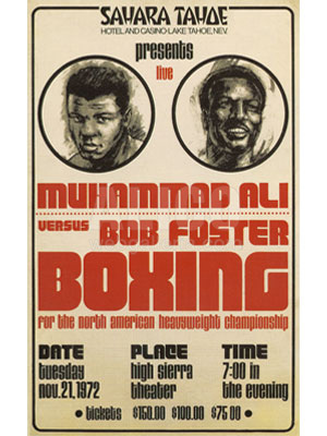 Muhammad Ali / Bob Foster Poster