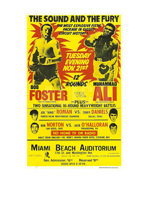 Muhammad Ali / Bob Foster Poster