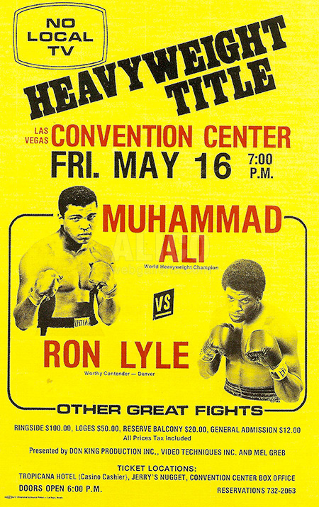 Muhammad Ali / Ron Lyle Poster