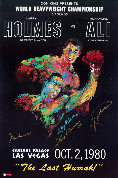 Muhammad Ali / Larry Holmes Poster