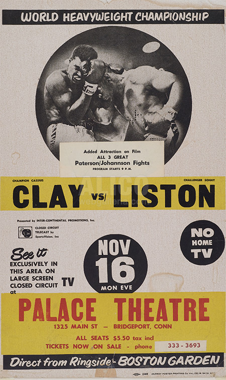 Muhammad Ali / Sonny Liston II Closed Circuit Poster