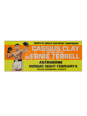 Muhammad Ali / Ernie Terrell Poster