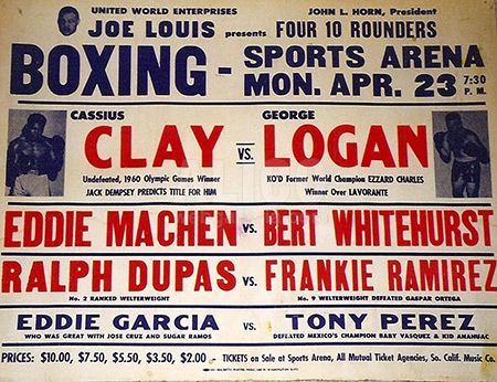 Cassius Clay / George Logan Poster