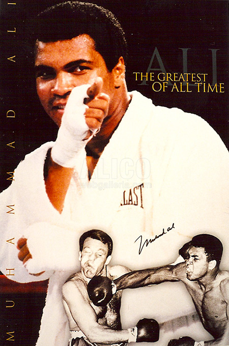 Muhammad Ali / Brian London Autographed Poster