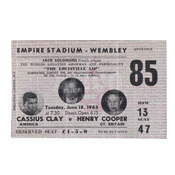 Cassius Clay / Henry Cooper I Ticket