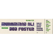 Muhammad Ali / Bob Foster Ticket