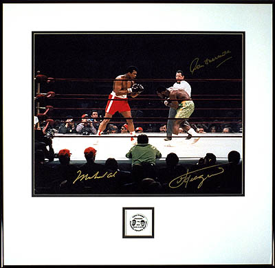 Muhammad Ali and Joe Frazier