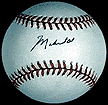 Major League baseball autographed by Muhammad Ali